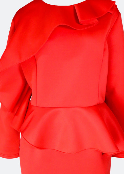 Eleanor's Glory Peplum Dress